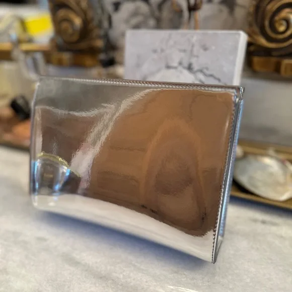 Trinny London Silver Cosmetic Bag - Picture 2 of 3